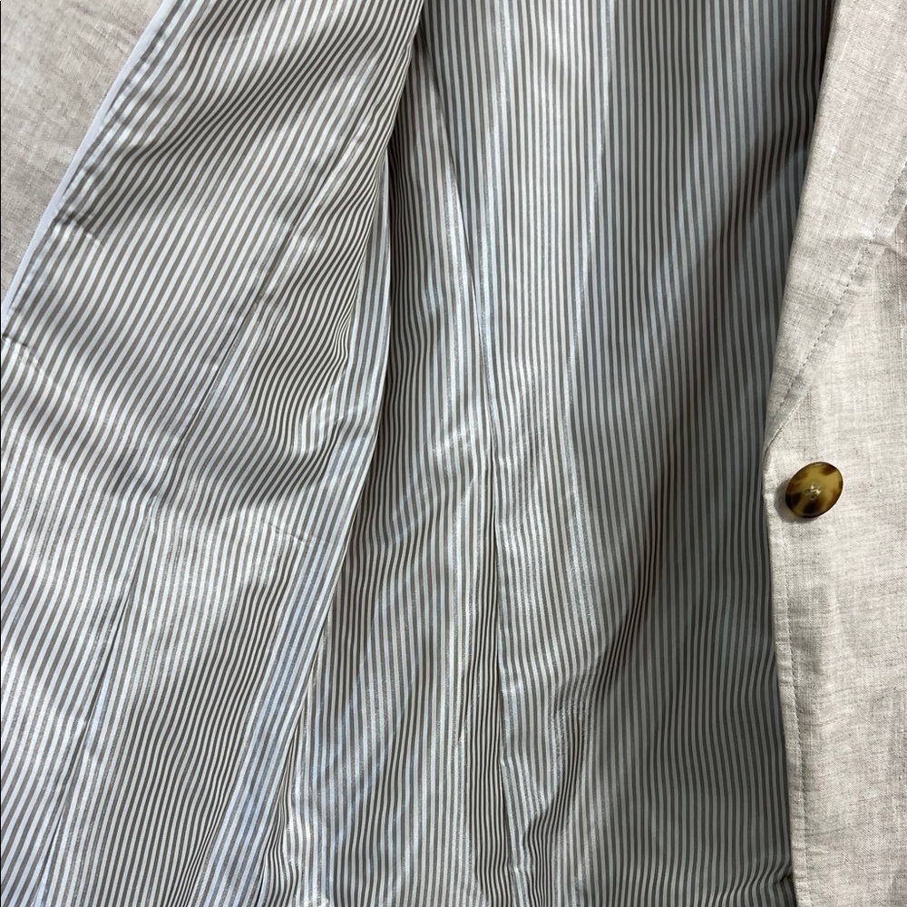 Talbots Blazer Women Size 8 Cream - Picture 4 of 7